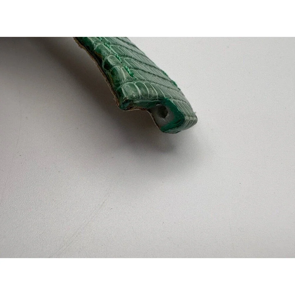 Movado Green Lizard Leather Watch Strap 20mm Deployment Clasp 56930-4965